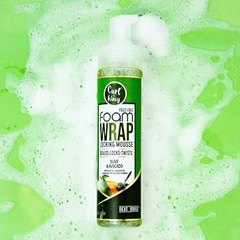 Curl & Wavy Foam Wrap Locking Mousse – 3 Variants – 8oz - Image 5