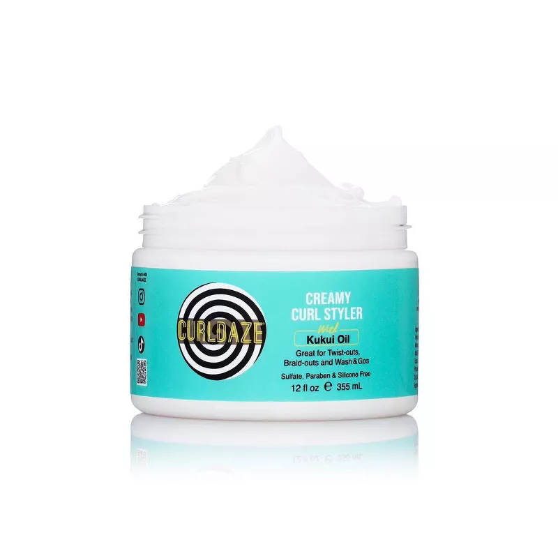 CurlDaze Curl Styler with Kukui Oil – 12 fl oz - Image 4