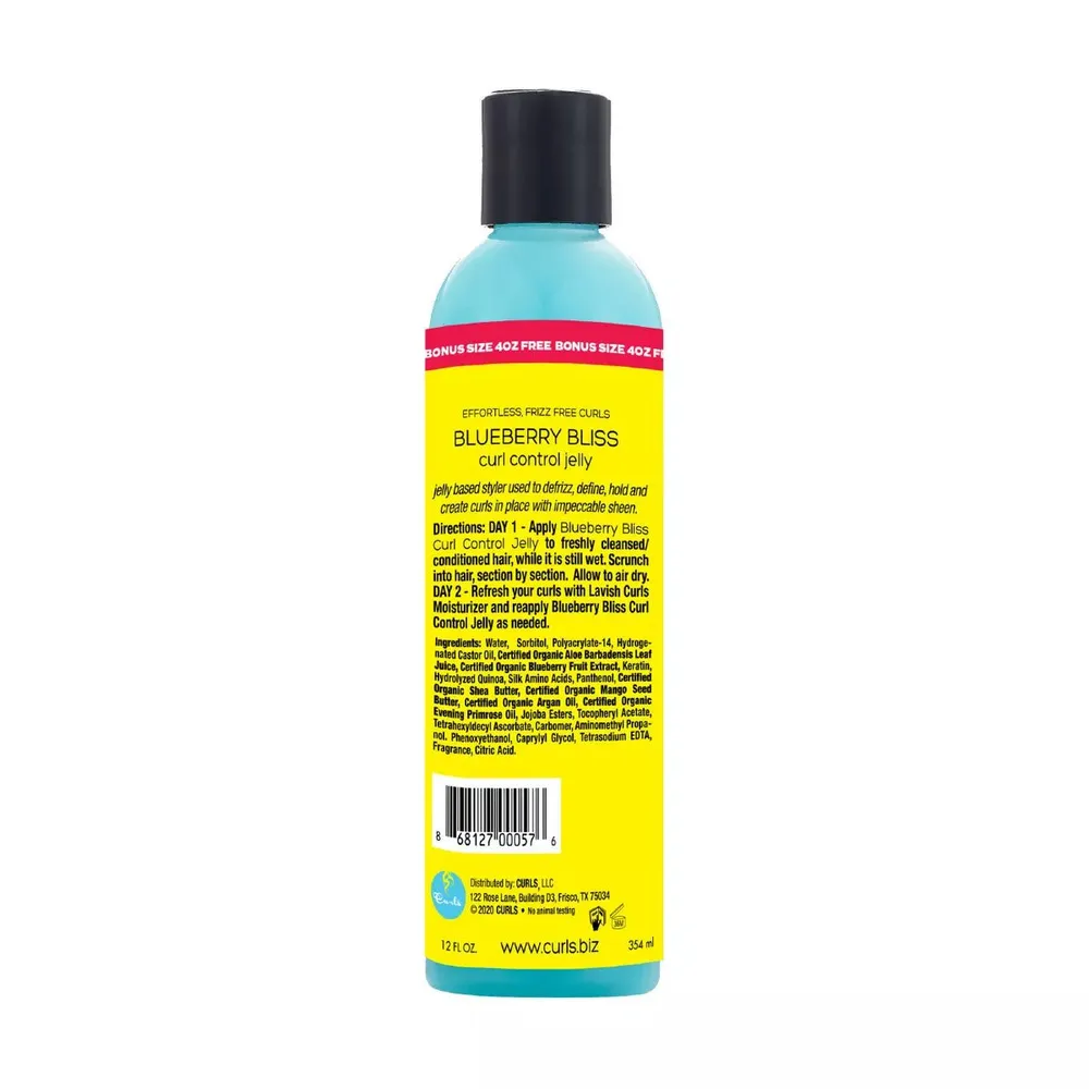 Curls Blueberry Bliss Curl Control Jelly – 8 oz - Image 2