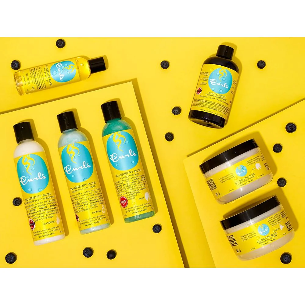 Curls Blueberry Bliss Hair Growth Oil – 4 oz - Image 3
