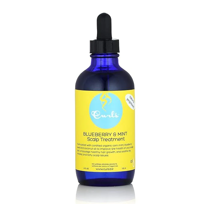 Curls Blueberry & Mint Tea Scalp Treatment – 4 oz