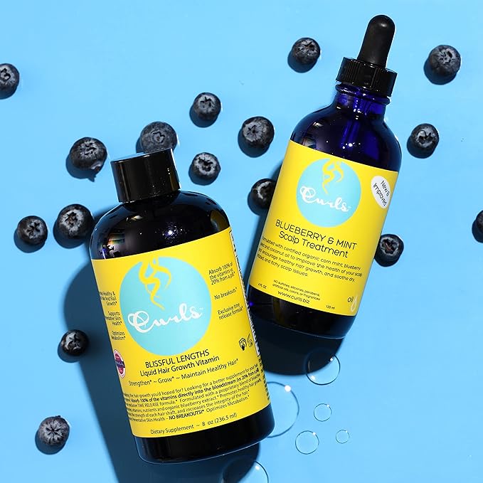 Curls Blueberry & Mint Tea Scalp Treatment – 4 oz - Image 2