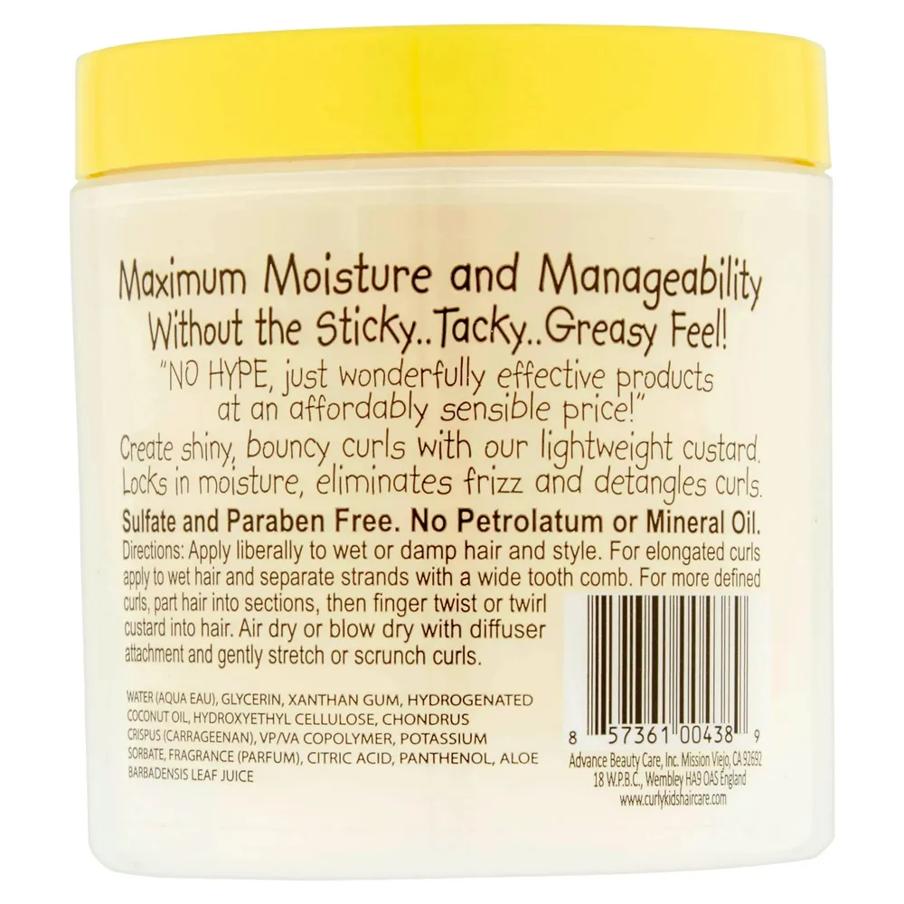 Curly Kids Custard – Definition & Shine Gel – 6 oz - Image 4