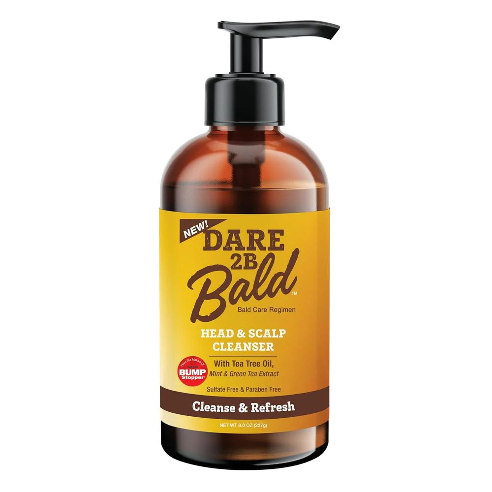 Dare 2B Bald Head & Scalp Cleanser – Deep Clean 8 oz