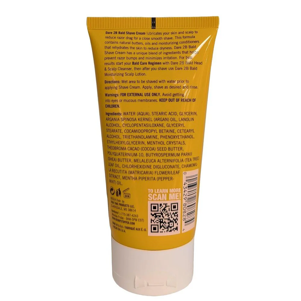 Dare 2B Bald Shave Cream – Shave for Bald Heads 5 oz - Image 3