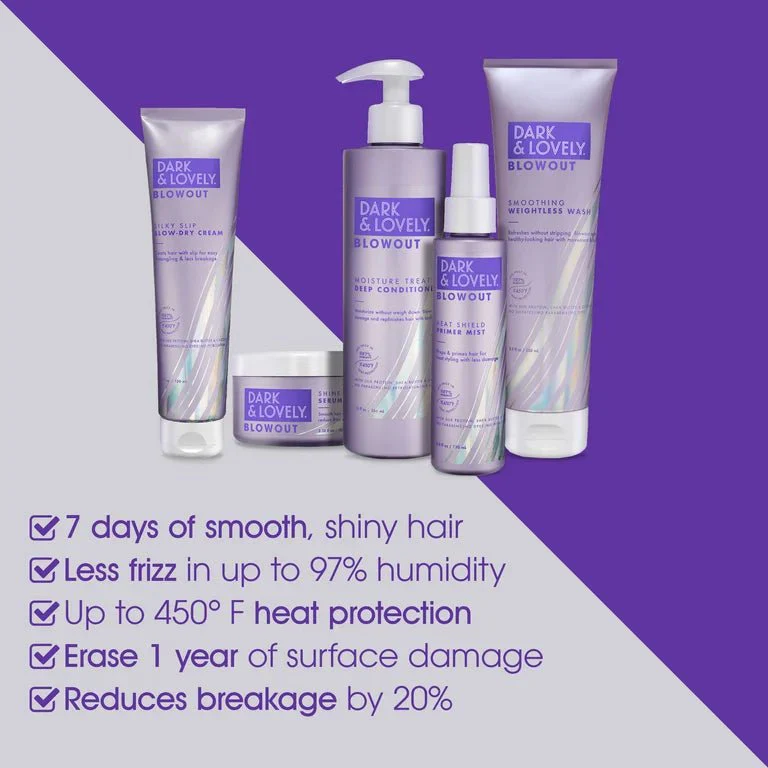 Dark and Lovely Blowout Super Smooth Shampoo 8.5oz - Image 3