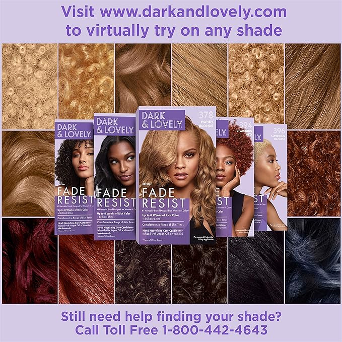 Dark and Lovely Hair Color Collection - Vibrant Shades
