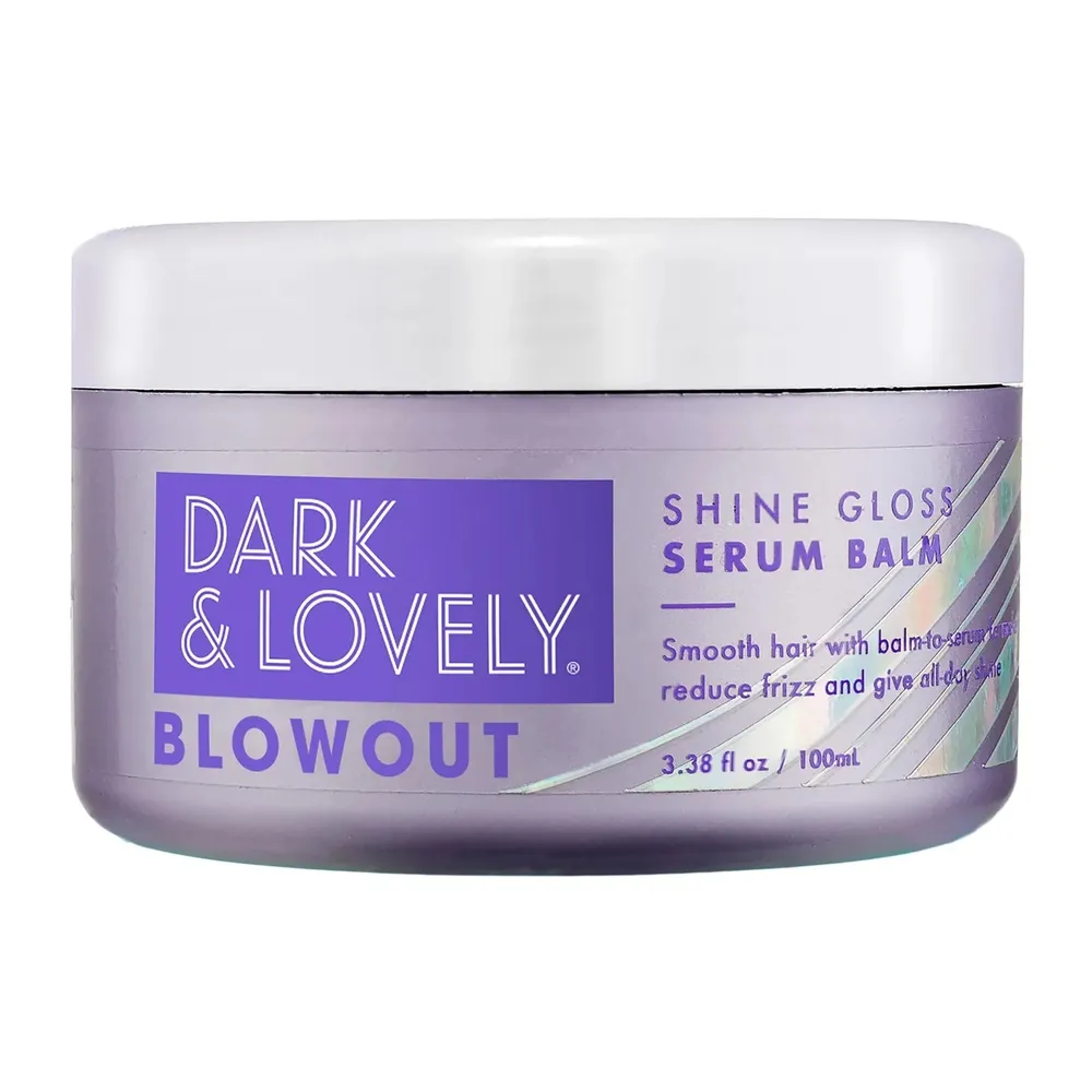 Dark & Lovely Blowout Shine Gloss Styling Serum Balm – 3.38 oz