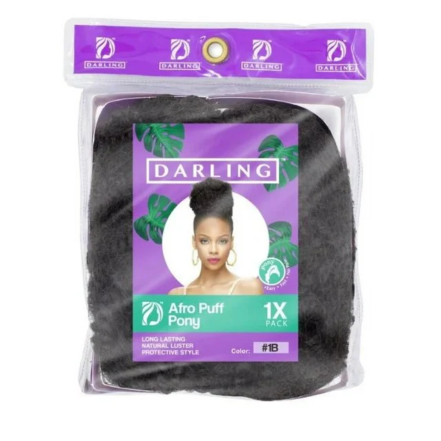 Darling Afro Puff Drawstring Ponytail - Image 2