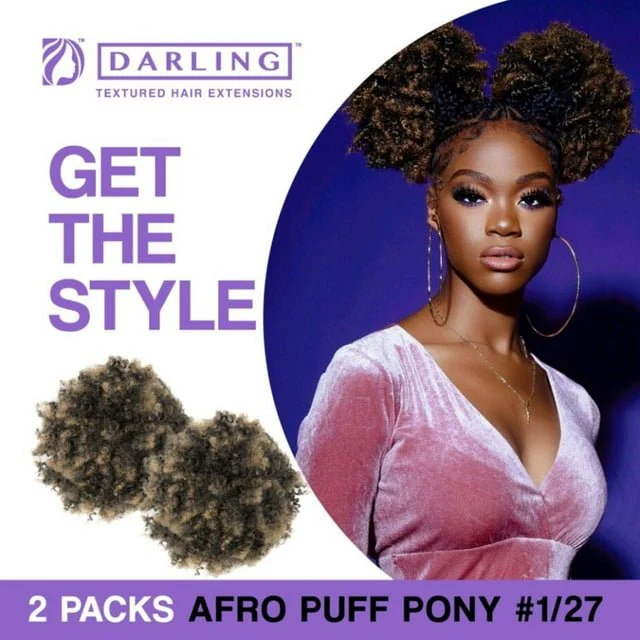 Darling Afro Puff Drawstring Ponytail - Image 6