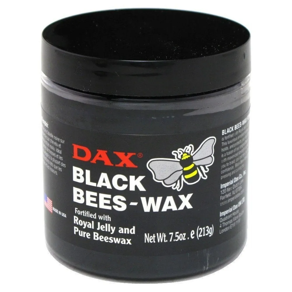 DAX Black Beeswax – Firm Hold Edge – 7.5 oz & 14 oz - Image 3