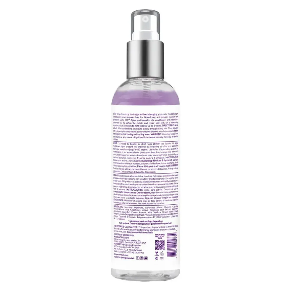 Design Essentials Agave & Lavender Blow-Dry and Heat Shield - 8 oz - Image 2