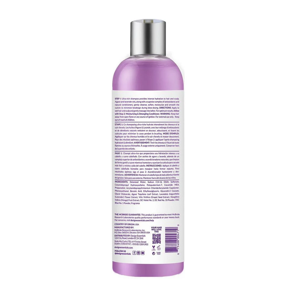 Design Essentials Agave & Lavender  Shampoo or Conditioner - Image 2