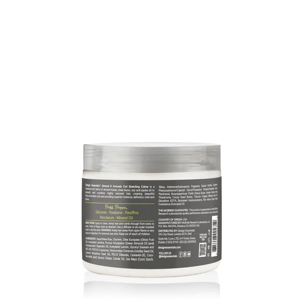 Design Essentials Almond & Avocado Curl Stretching Crème – 16 oz - Image 2