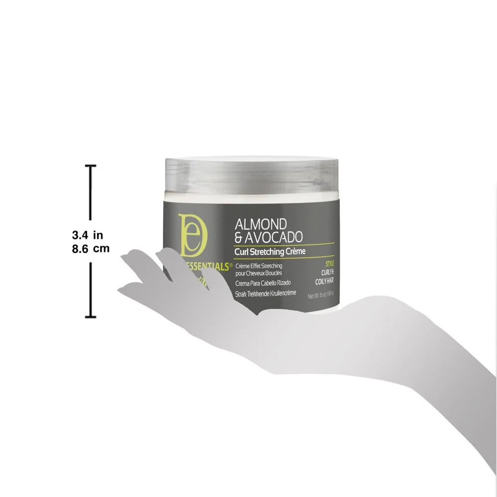 Design Essentials Almond & Avocado Curl Stretching Crème – 16 oz - Image 3