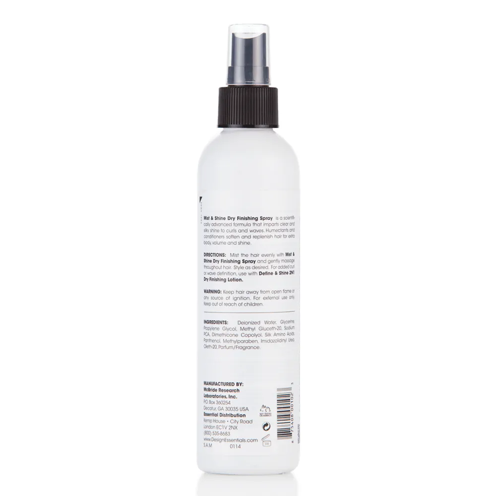 Design Essentials Mist & Shine Dry Finishing Spray – 8 oz - Image 2