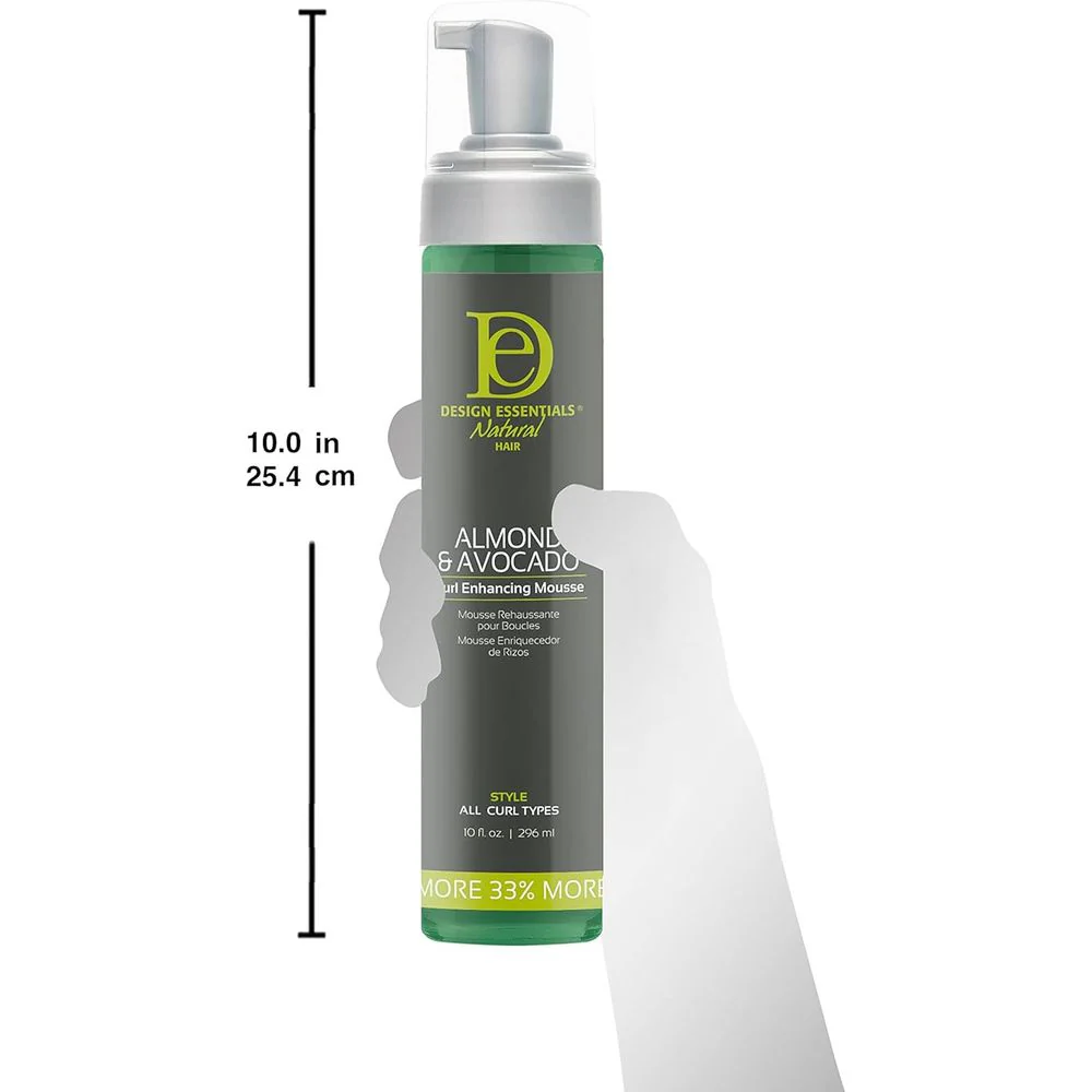 Design Essentials Natural Almond & Avocado Curl Enhancing Mousse - Image 6