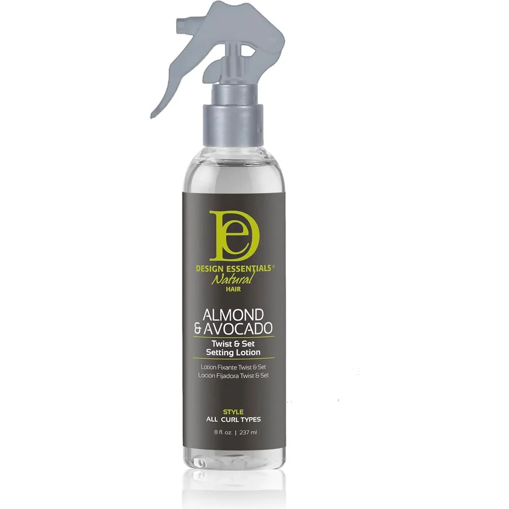 Design Essentials Natural Almond & Avocado Twist & Set Setting Lotion - 8 oz