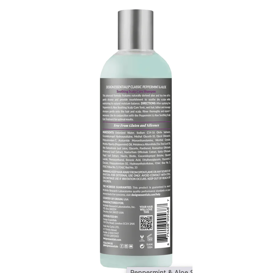 Design Essentials Peppermint & Aloe โ 12 oz - Image 4