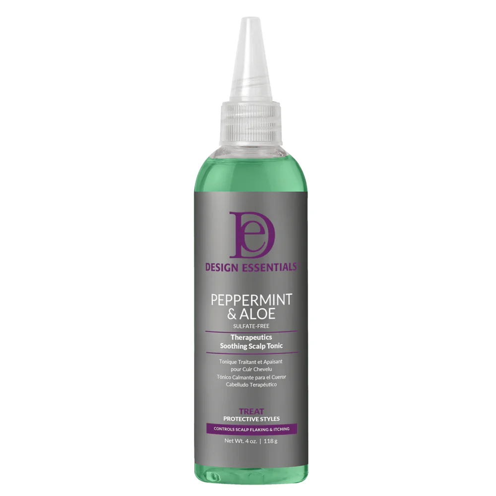 Design Essentials Peppermint & Aloe Soothing Scalp Tonic – 4 oz