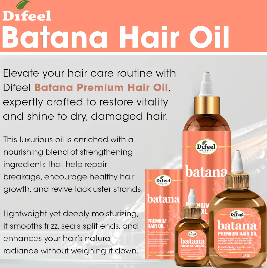 Difeel Batana Premium Hair Oil β 8oz - Image 3
