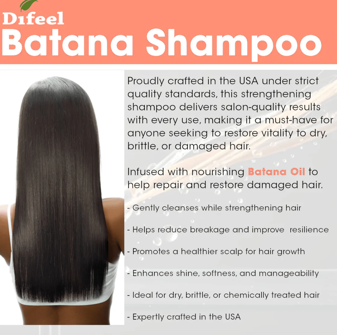 Difeel Batana Shampoo & Conditioner โ 12 oz - Image 3