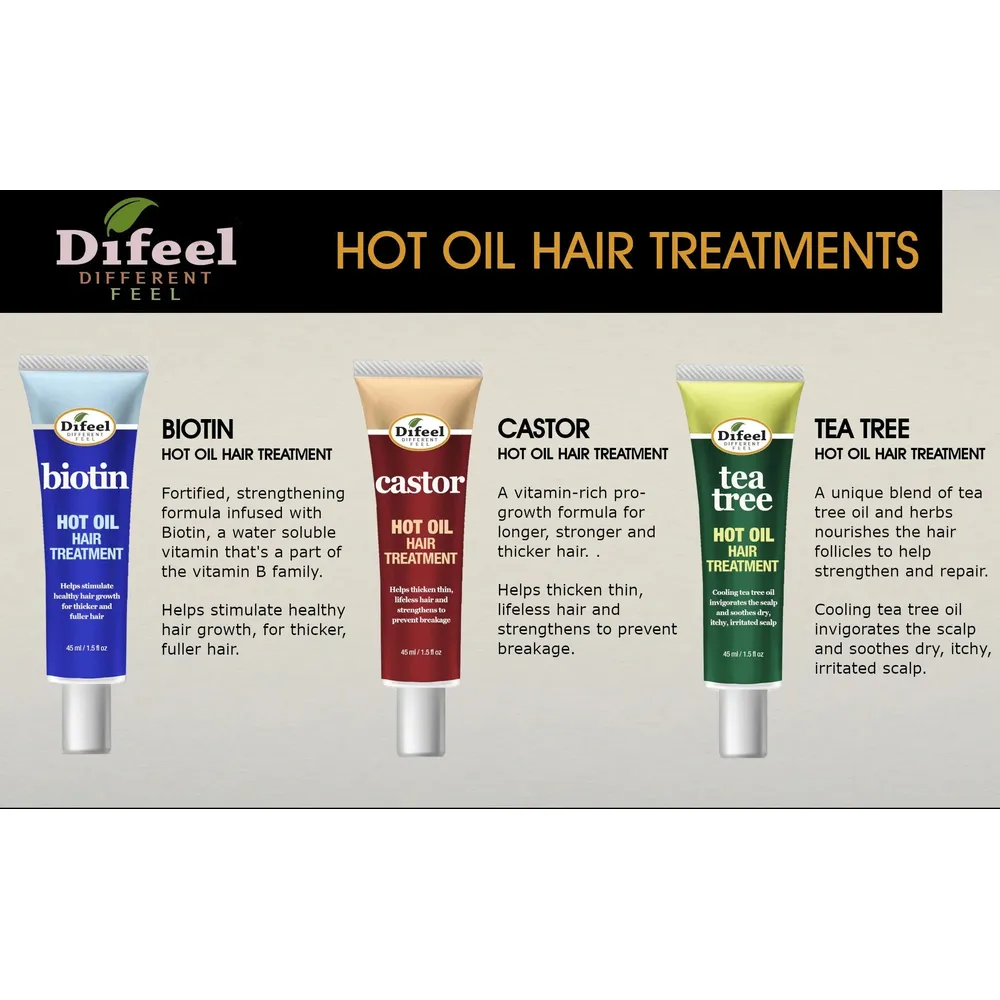 Difeel Hot Oil Hair Treatment – 1.5 oz - Image 9