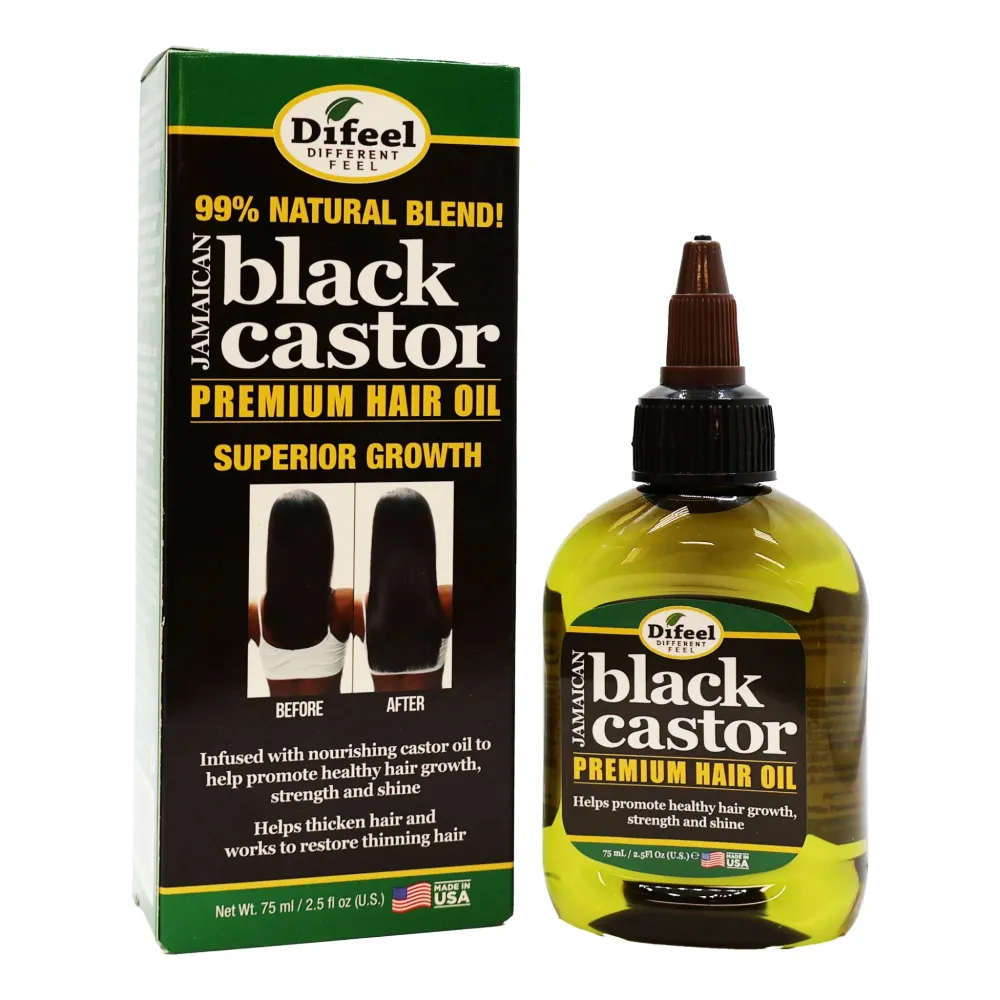 Difeel Jamaican Black Castor Oil β Growth 2.5 oz