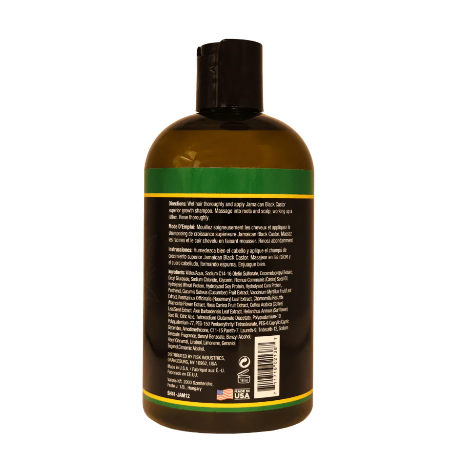 Difeel Jamaican Black Castor Oil Shampoo β12 oz - Image 2