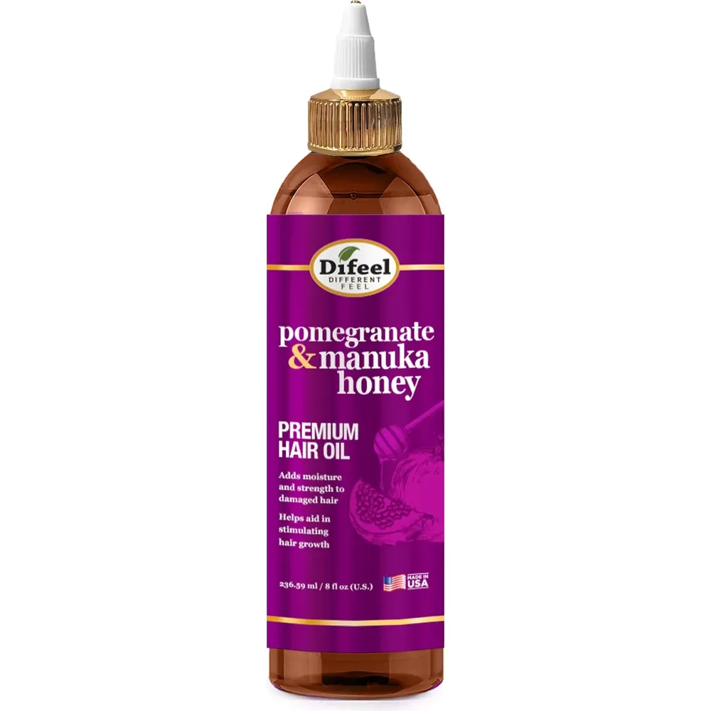 Difeel Pomegranate and Manuka Honey Hair Oil – 7.1 oz & 8 oz - Image 3