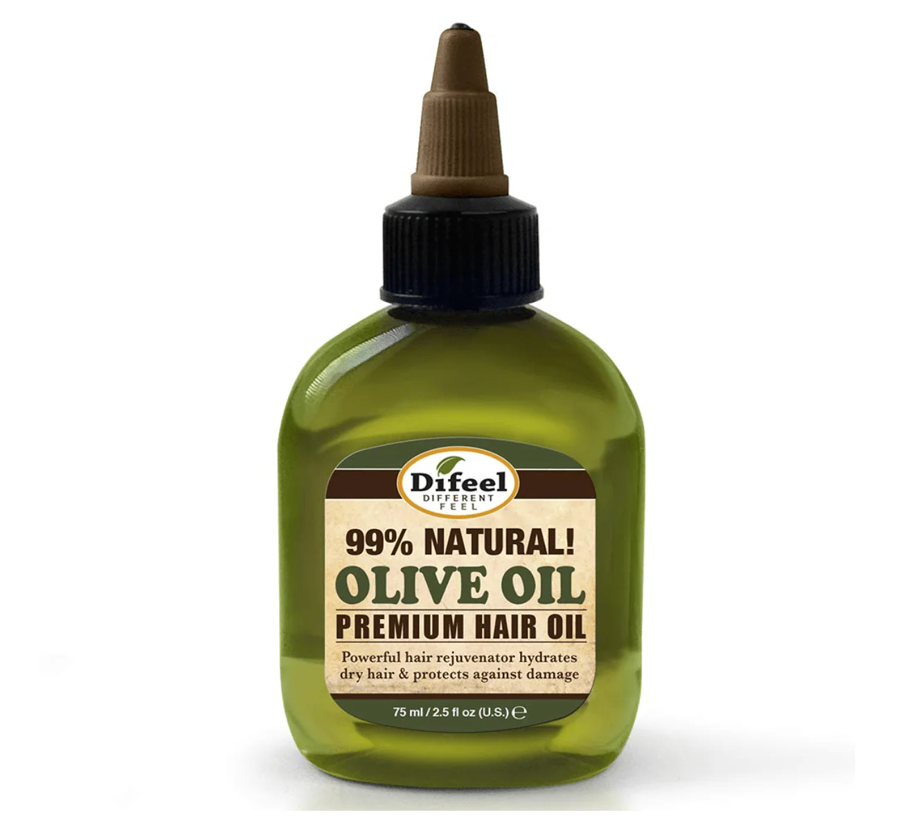 Difeel Premium Hair Oil 99% Natural Blend - 2.5 oz