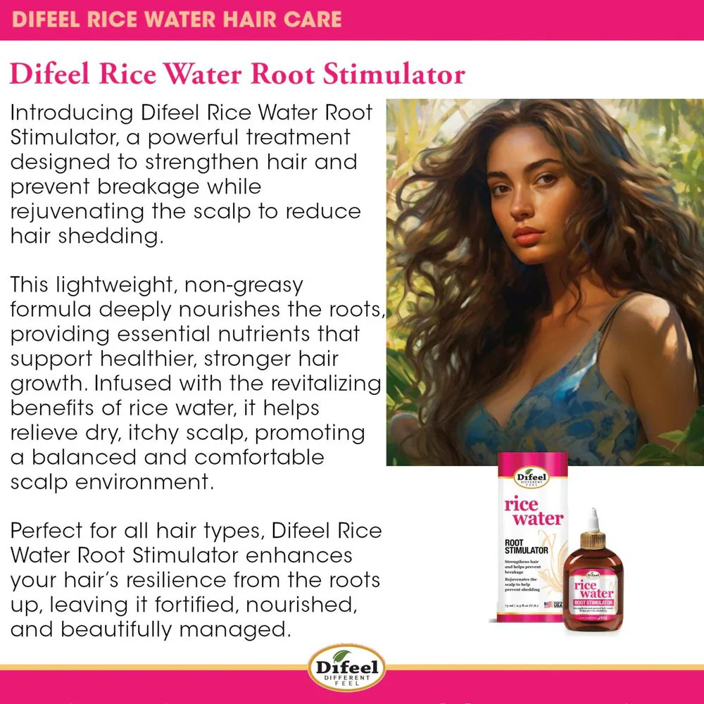 Difeel Rice Water Root Stimulator – 2.5oz - Image 2