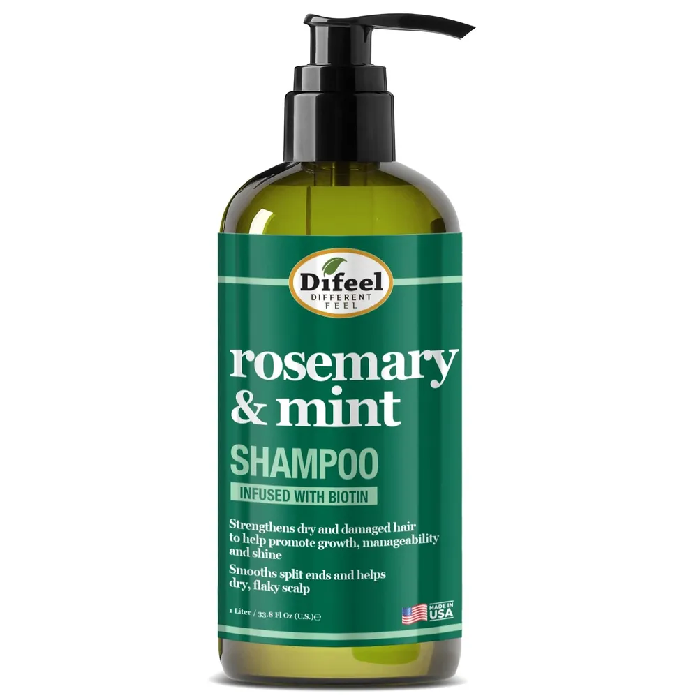 Difeel Rosemary & Mint Strengthening Shampoo & Conditioner with Biotin