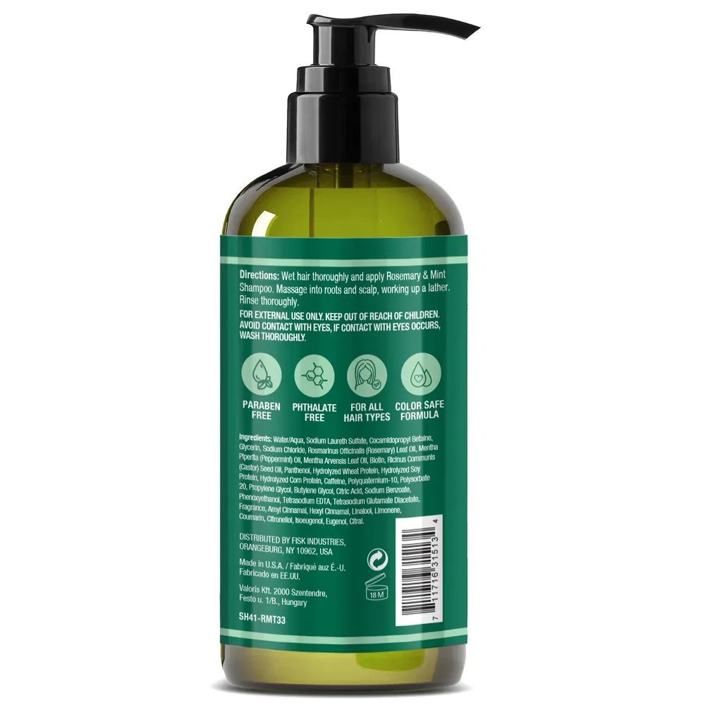 Difeel Rosemary & Mint Strengthening Shampoo & Conditioner with Biotin - Image 2