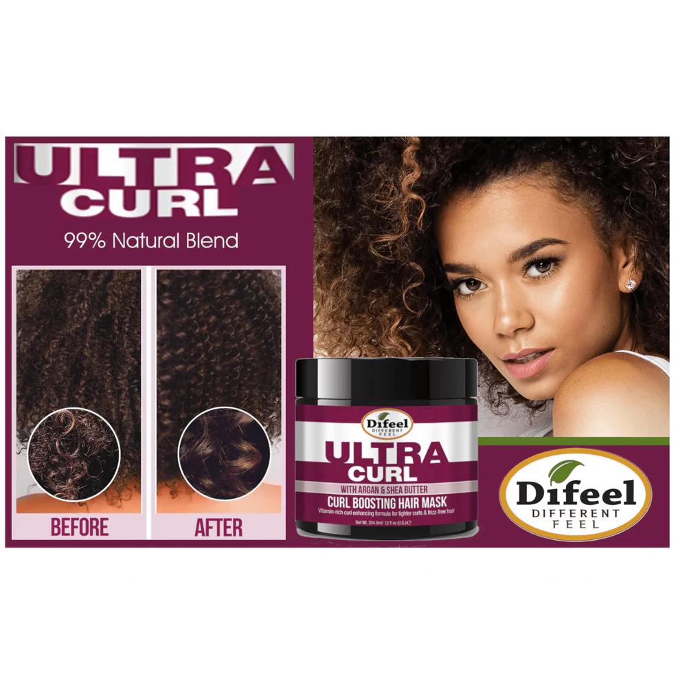 Difeel Ultra Curl Boosting Hair Mask –12 oz - Image 2