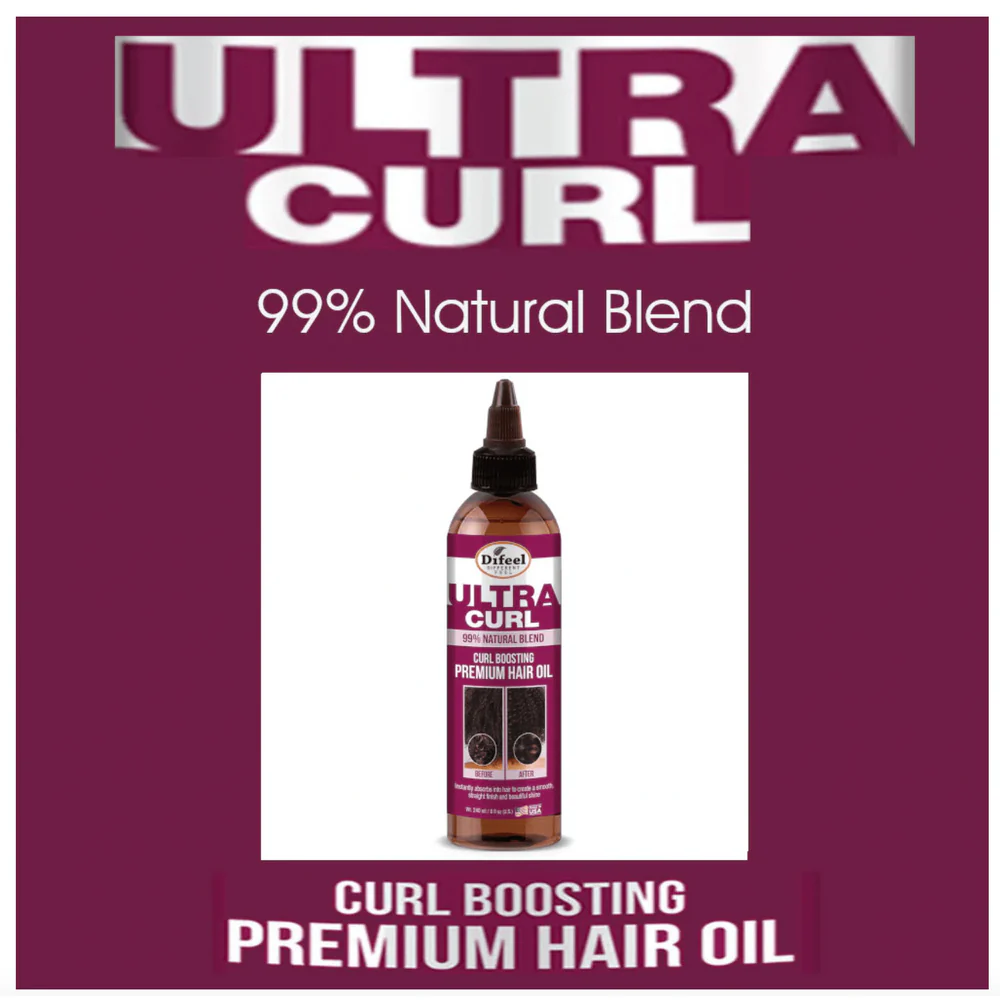 Difeel Ultra Curl Boosting Premium Hair Oil โ 8 oz - Image 3