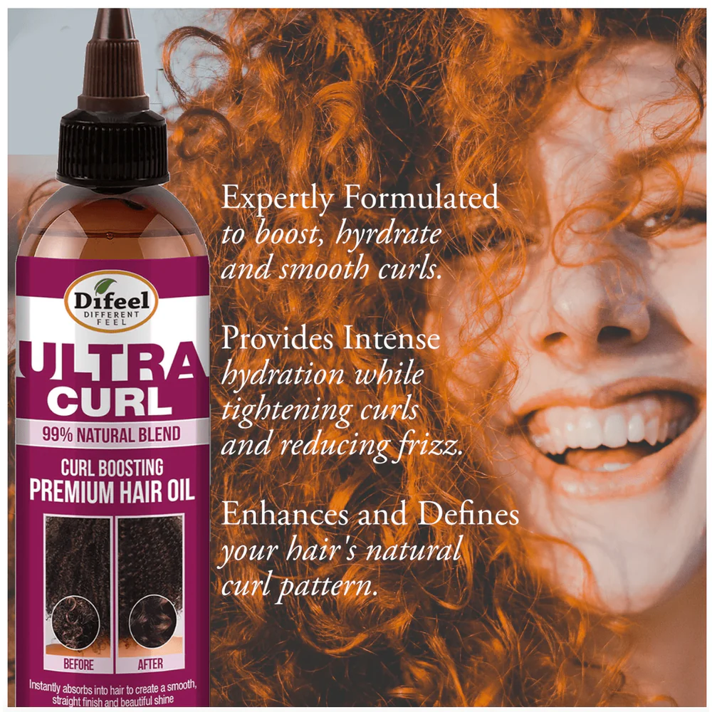 Difeel Ultra Curl Boosting Premium Hair Oil โ 8 oz - Image 4