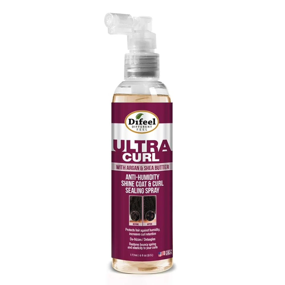 Difeel Ultra Curl Sealing Spray β Humidity-Proof Hair Treatment β 8 oz