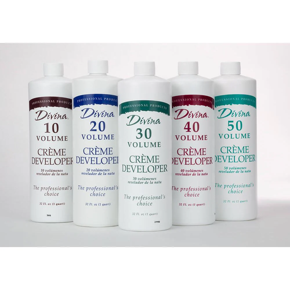 Divina Crème Developer – 10V to 50V (4–16 oz)
