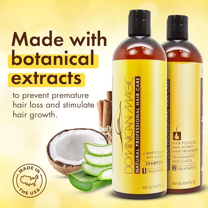 Dominican Magic Hair Follicle β Anti-Aging Shampoo & Conditioner β 15.87 oz - Image 5