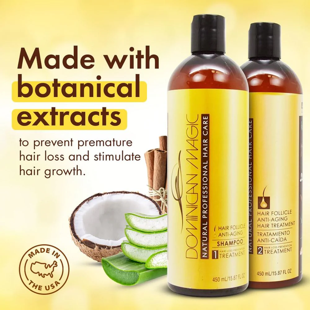 Dominican Magic Hair Follicle β Anti-Aging Shampoo & Conditioner β 15.87 oz - Image 8