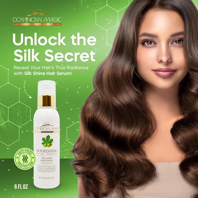 Dominican Magic Nourishing Silk Shine Hair Serum - 6 oz - Image 4