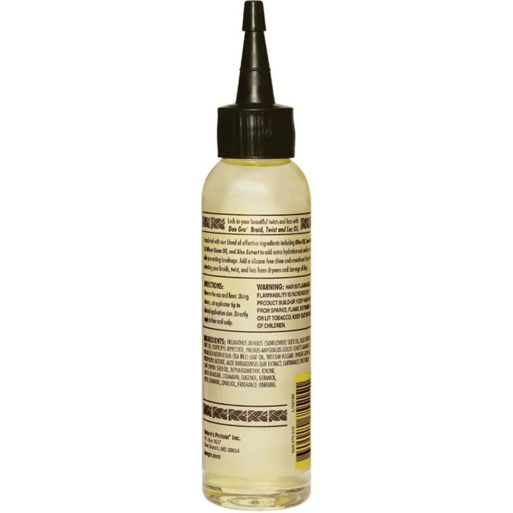 Doo Gro Braids Twists and Locs Hair Oil - 4.5 oz - Image 2