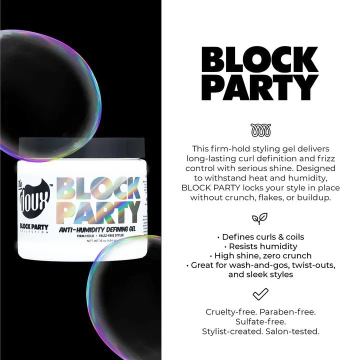 Doux Block Party Anti-Humidity Defining Gel - 16oz - Image 3