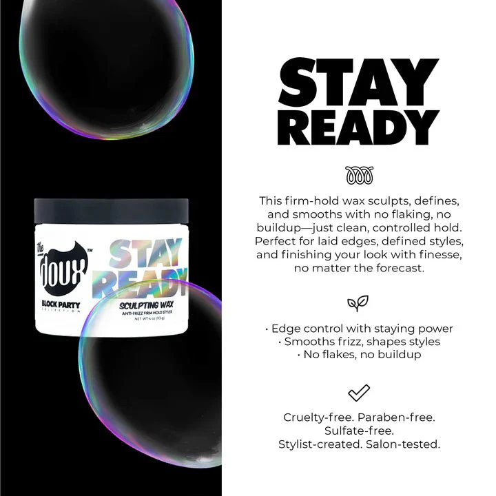 Doux Block Party Stay Ready Sculpting Wax - 4oz - Image 4