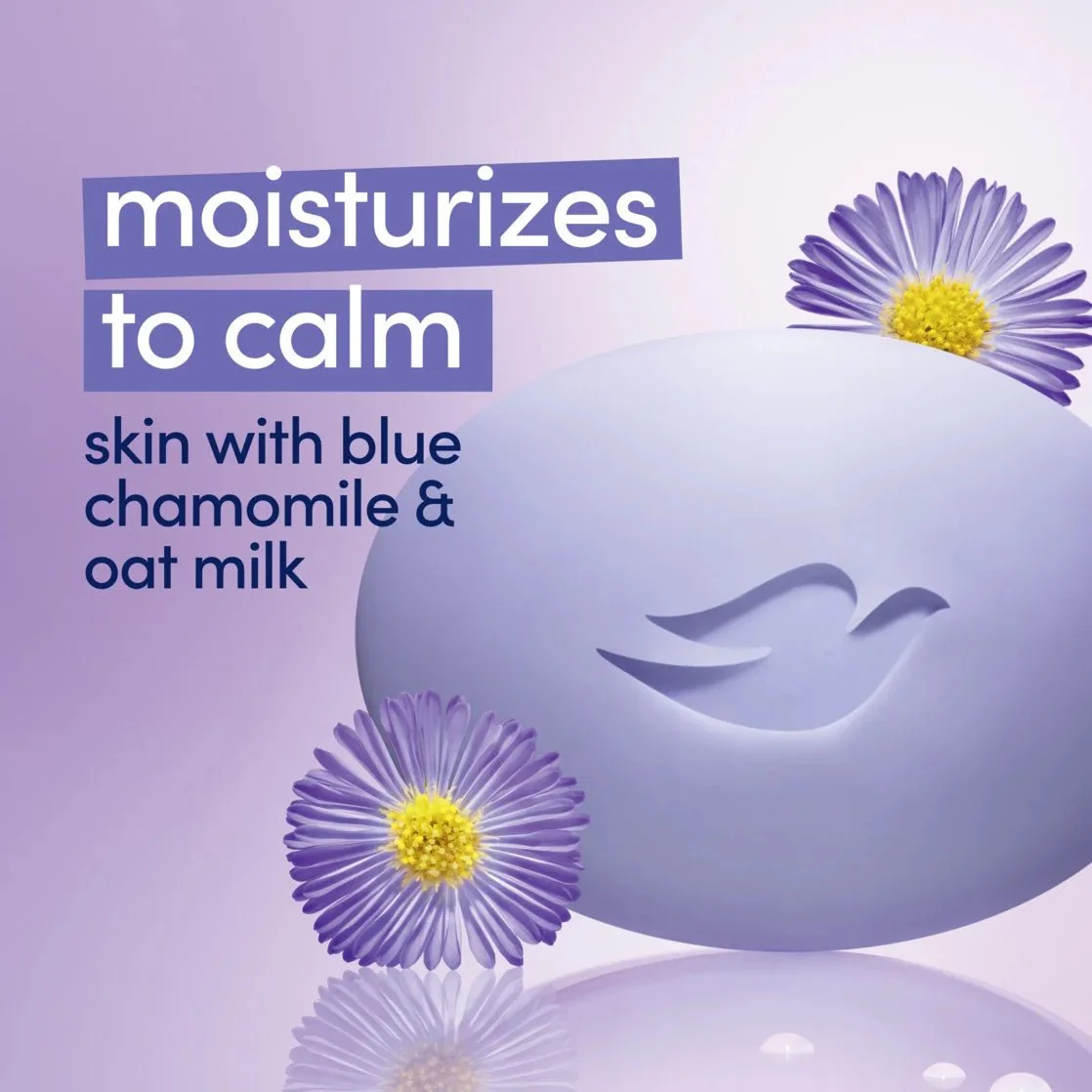 Dove Beauty Bar Blue Chamomile & Oat Milk β 3.75oz - Image 3