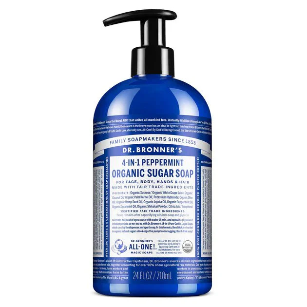 Dr. Bronner’s Organic Sugar Soap – 12 oz - Image 3