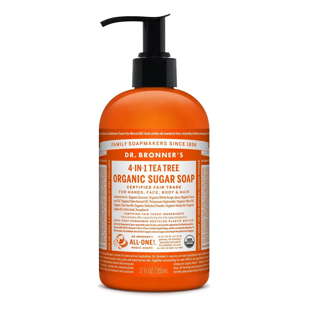 Dr. Bronner’s Organic Sugar Soap – 12 oz - Image 5