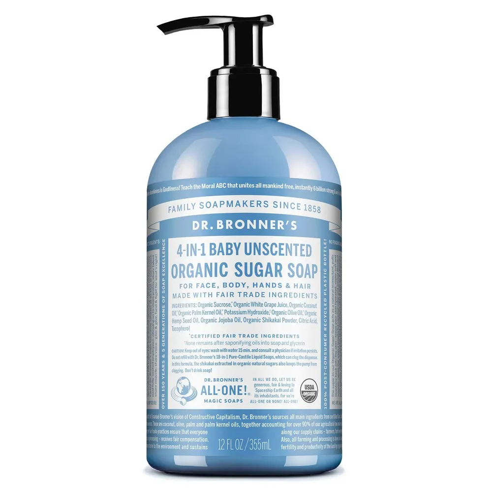 Dr. Bronner’s Organic Sugar Soap – 12 oz - Image 6