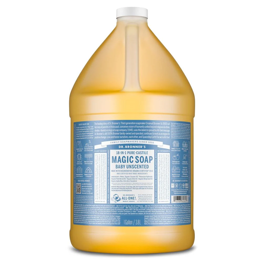 Dr. Bronner’s Pure-Castile Liquid Soap – 1 Gallon - Image 7
